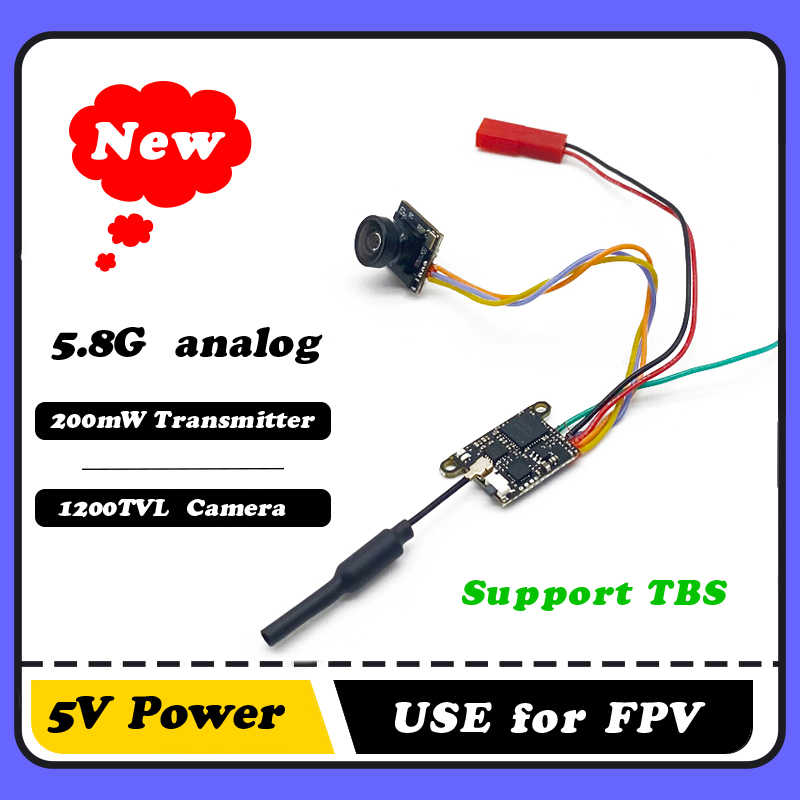 Drone Transmitter - SLONWAKE 5,8G 1200TVL FPV Kamera VTX