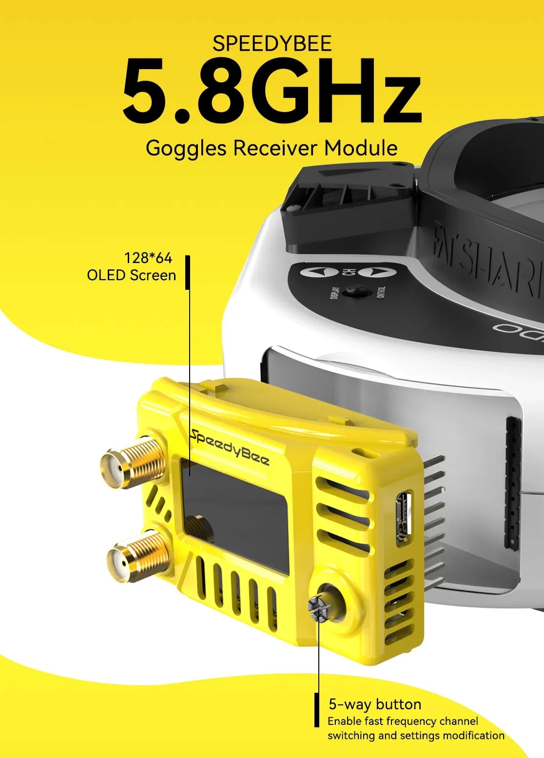SpeedyBee FPV-Brillenmodul 5,8 – Drone Compass Bewertung und Preis
